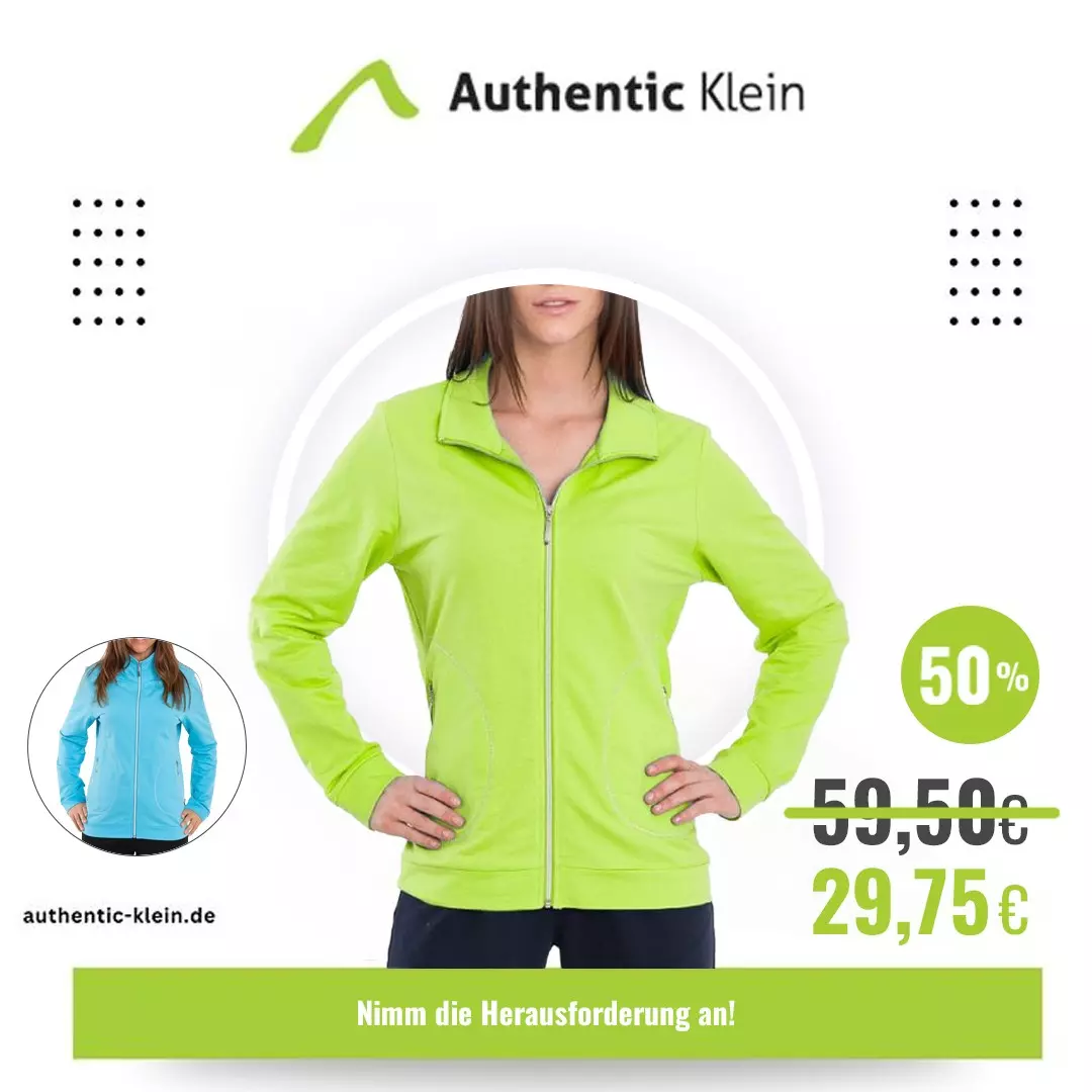 Damen Sportjacke aus Baumwolle