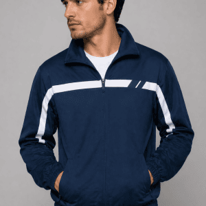 Men's Pure Cotton Jersey Track Jacket