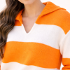 Orange/White